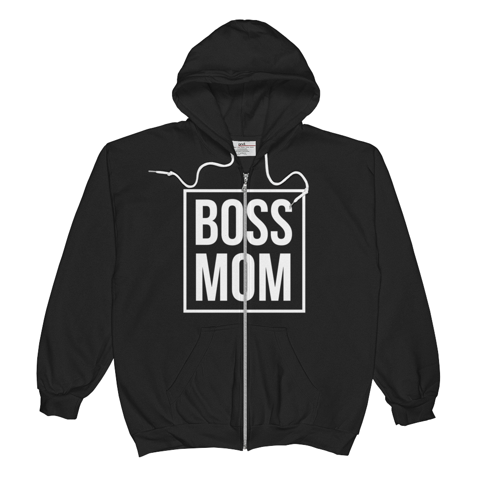 Boss Mom Zip Hoodie